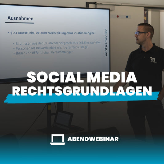 Abendwebinar: Rechtsgrundlagen Social Media
